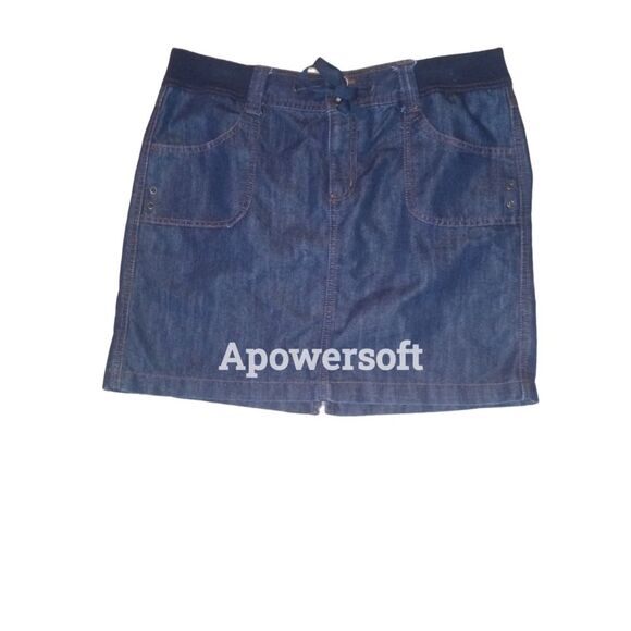 Denim Mini Skirt - Picture 1 of 6